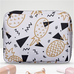 Golden Pineapples Make Up Pouch (large) by goljakoff