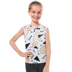 Golden Pineapples Kids  Mesh Tank Top by goljakoff