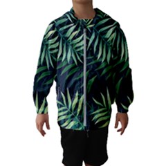 Green Leaves Kids  Hooded Windbreaker by goljakoff