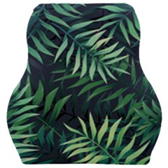 Green Leaves Car Seat Velour Cushion  by goljakoff