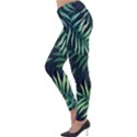 Green leaves Lightweight Velour Leggings View3