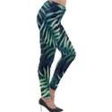 Green leaves Lightweight Velour Leggings View4