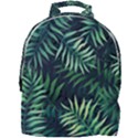 Green leaves Mini Full Print Backpack View1