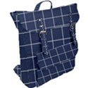 Blue buffalo plaid Buckle Up Backpack View2