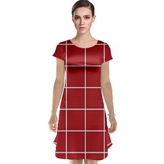 Red Buffalo Plaid Cap Sleeve Nightdress by goljakoff