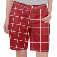 Red Buffalo Plaid Pocket Shorts by goljakoff