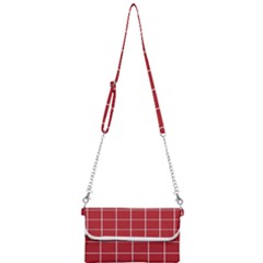 Red Buffalo Plaid Mini Crossbody Handbag by goljakoff