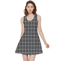 Gray Plaid Inside Out Reversible Sleeveless Dress by goljakoff