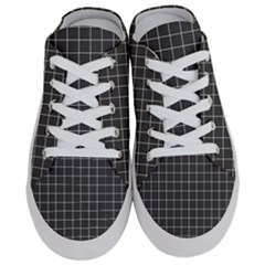 Gray Plaid Half Slippers by goljakoff