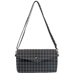 Gray Plaid Removable Strap Clutch Bag by goljakoff