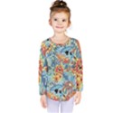 Flowers and butterfly Kids  Long Sleeve Tee View1