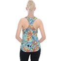 Flowers and butterfly Piece Up Tank Top View2