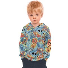 Flowers And Butterfly Kids  Overhead Hoodie by goljakoff