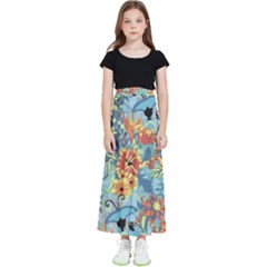 Flowers And Butterfly Kids  Skirt by goljakoff