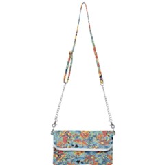 Flowers And Butterfly Mini Crossbody Handbag by goljakoff