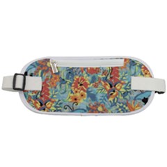 Flowers And Butterfly Rounded Waist Pouch by goljakoff