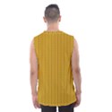 Yellow knitted pattern Men s Basketball Tank Top View2