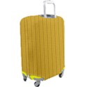 Yellow knitted pattern Luggage Cover (Large) View2