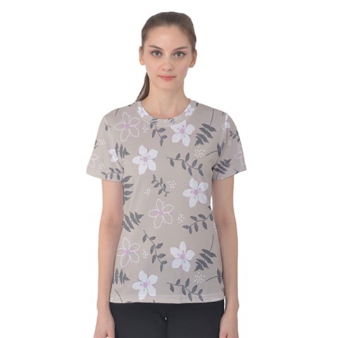 Flower  Women s Cotton Tee by SychEva