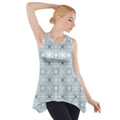 Tulip  Flower  Side Drop Tank Tunic by SychEva