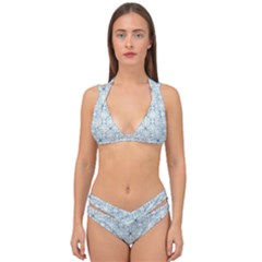 Tulip  Flower  Double Strap Halter Bikini Set by SychEva