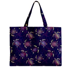 Turtles  Zipper Mini Tote Bag by SychEva