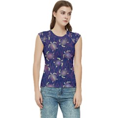 Turtles  Women s Raglan Cap Sleeve Tee