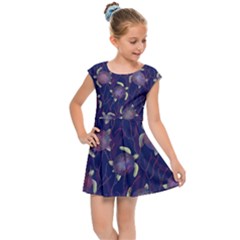 Turtles  Kids  Cap Sleeve Dress by SychEva