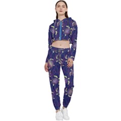 Turtles  Cropped Zip Up Lounge Set by SychEva