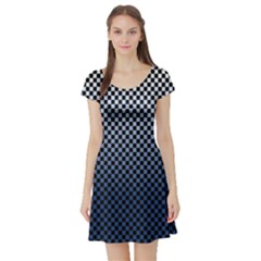 Zappwaits- Short Sleeve Skater Dress by zappwaits