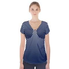 Zappwaits- Short Sleeve Front Detail Top by zappwaits