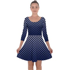 Zappwaits- Quarter Sleeve Skater Dress by zappwaits