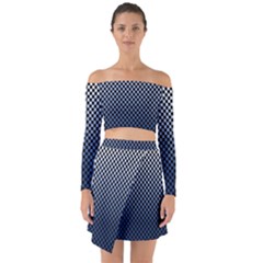 Zappwaits- Off Shoulder Top With Skirt Set by zappwaits