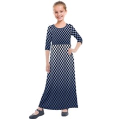 Zappwaits- Kids  Quarter Sleeve Maxi Dress by zappwaits