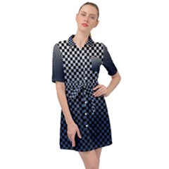 Zappwaits- Belted Shirt Dress by zappwaits