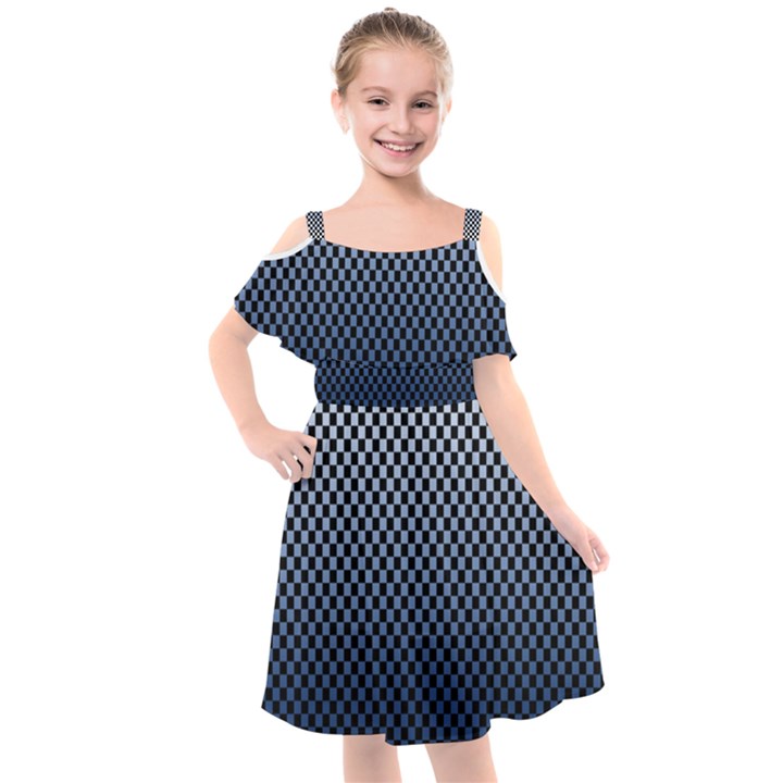 Zappwaits- Kids  Cut Out Shoulders Chiffon Dress