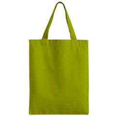 Acid Green Zipper Classic Tote Bag by FabChoice