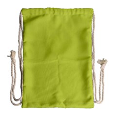 Acid Green Drawstring Bag (large) by FabChoice