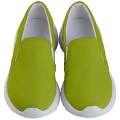 Acid Green Kids Lightweight Slip Ons by FabChoice