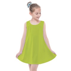 Acid Green Kids  Summer Dress by FabChoice