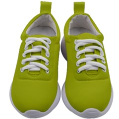 Acid Green Kids Athletic Shoes by FabChoice