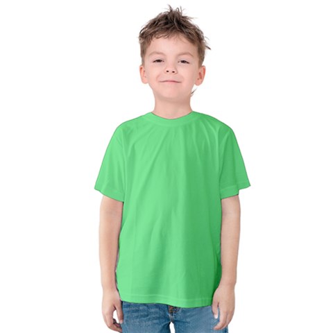 Algae Green Kids  Cotton Tee by FabChoice