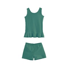 Amazon Green Kids  Boyleg Swimsuit by FabChoice