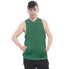 Amazon Green Men s Sleeveless Hoodie by FabChoice