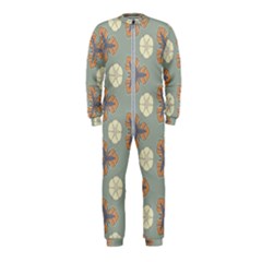 Flowers Leaves  Floristic Pattern Onepiece Jumpsuit (kids) by SychEva