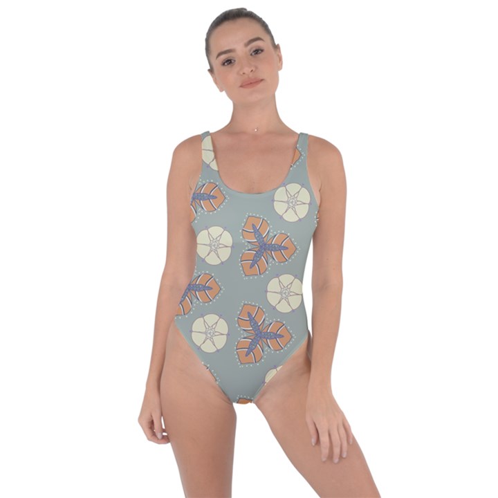 Flowers leaves. floristic pattern Bring Sexy Back Swimsuit