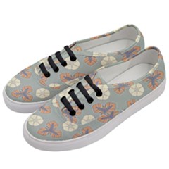 Flowers Leaves  Floristic Pattern Women s Classic Low Top Sneakers by SychEva