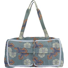 Flowers Leaves  Floristic Pattern Multi Function Bag by SychEva