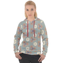 Flowers Leaves  Floristic Pattern Women s Overhead Hoodie by SychEva