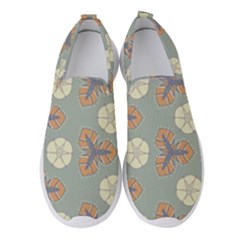 Flowers Leaves  Floristic Pattern Women s Slip On Sneakers by SychEva